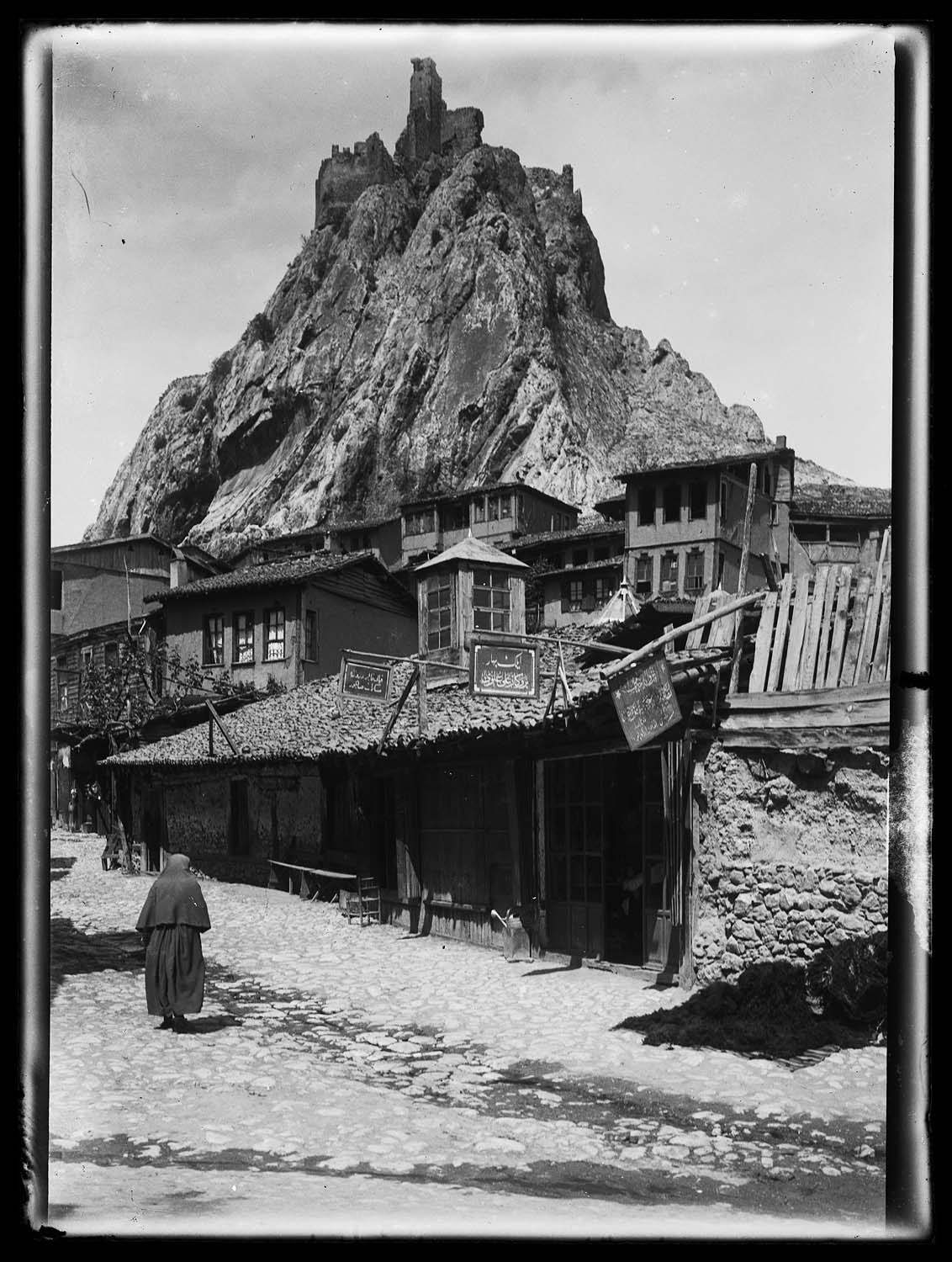 Le château vu du bazar